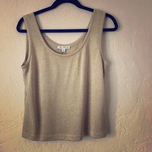St. John Evening knit sleeveless top